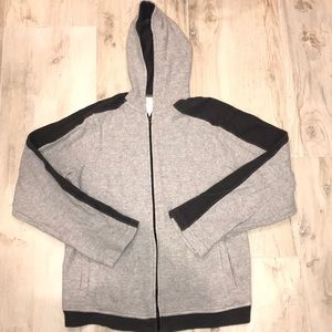 James Perse Cotton Zip Up Sweatshirt